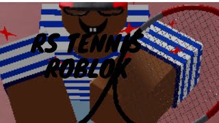 PLAYING TENNIS IN ROBLOX [upl. by Nosnar]