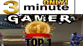 3 minutes 🤗👍🏻 video India top 1 awmm82b new video freefair impossible triks br rank match freefire [upl. by Otreblon]