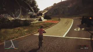 Masacres en GTA V 4  Militares racistas [upl. by Irallih]