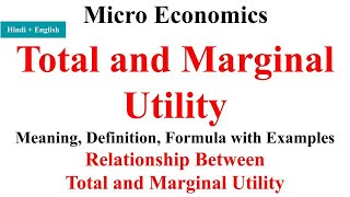 Total Utility and Marginal Utility total utility and marginal utility graph total utility micro [upl. by Vaish403]