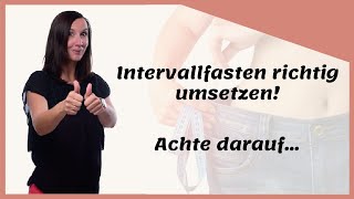 Intervallfasten richtig nutzen  so gehts [upl. by Adnahcal]