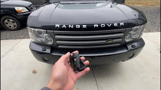 2008 Range Rover How to cut key duplicate amp clone programming w Key Tool Max  Land Rover  Lonsdor [upl. by Neemsaj78]