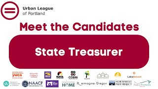 2024 General Election Meet the Candidate Forums State Treasurer [upl. by Camala]