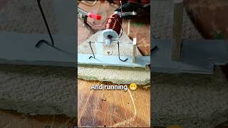 Smallest AC motor 50 Hz shorts science fun [upl. by Rasure]