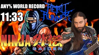 Ninja Gaiden Speedrun World Record Former as of 842023 [upl. by Llewoh763]