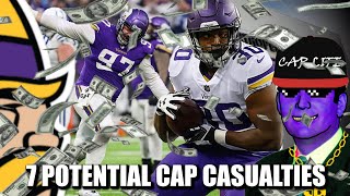 7 SHOCKING Potential Minnesota Vikings Veteran Cap Casualties [upl. by Retep335]