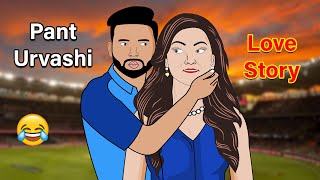 Rishabh Pant amp Urvashi Rautela  Love Story [upl. by Noxid]