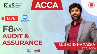 ACCA  F8  AA  Orientation Session  By MSajid Kapadia  December 2024 Attempt [upl. by Norven907]