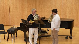 CMNW 2024 Summer Festival Horn Masterclass with Radovan Vlatković [upl. by Eelam]