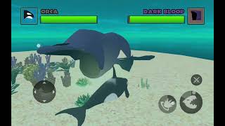 Orca Whale VS Sperm Whale Beluga Whale Humpback Whale Dark Bloop  Animation [upl. by Kinch]