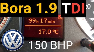 Vw bora 19 tdi 150 BHP  ARL fuel comsumption [upl. by Soelch]