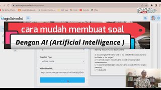 Membuat Soal Tanpa Ribet Dengan Kecerdasan Buatan AI Artificial Intelligence [upl. by Annovad]