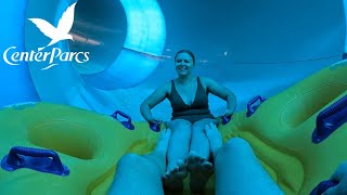 Center Parcs Woburn Forest  ALL 4 SLIDES On Ride POV  Subtropical Swimming Paradise [upl. by Anora]