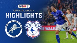 HIGHLIGHTS  CARDIFF CITY vs MILLWALL [upl. by Haye]