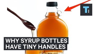 Heres why maple syrup jugs have teeny tiny handles [upl. by Ahsirek]