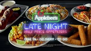 Applebee’s Late Night HalfPrice Appetizers  7 Delicious Choices Every Night applebees tvads [upl. by Schilling]