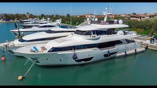 2016 Ferretti Custom Line Navetta 28 for Sale Italy [upl. by Nemaj438]