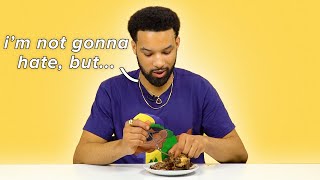 Caribbean Men Try Each Others Oxtail [upl. by Alil]