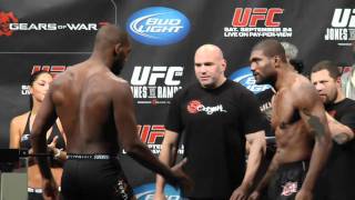 UFC 135 Jones vs Rampage Weigh In Highlight [upl. by Tipton232]