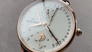 Jaquet Droz Astrale Quantième Perpétual Eclipse J030533201 Jaquet Droz Watch Review [upl. by Maggee]