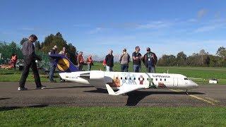 CRJ200 SCALE RC TURBINE AIRLINER HAUSEN 2017 [upl. by Somar381]