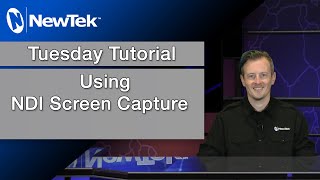 Tuesday Tutorial  Using NDI Screen Capture [upl. by Enitsenre]