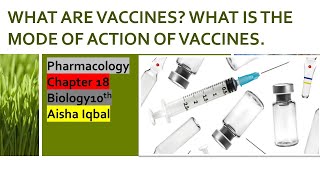 Vaccine class 10 biology chapter 18 What are Vaccines  Vaccination Types of vaccines immunology [upl. by Leiuqeze]