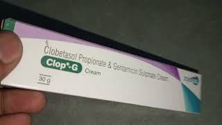 Clobetasol Propionate amp Gentamicin Sulphate Cream Uses in hindi  Clop G cream kese uses kare [upl. by Amsab]