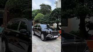 Maybach GLS 600 part 14 bounce mode Maybach gls Benz gls disco mode [upl. by Ellirehs]