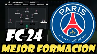 La Mejor Formacion para el PSG en EA Sports FC 24 FIFA 24✔️ [upl. by Stevenson]