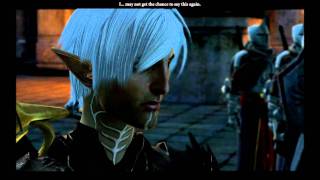 Dragon Age II Fenris Act III Romance Humorous Final Kiss [upl. by Margalit]