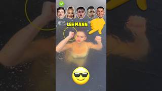 Epic Water Challenge with Football Players Ronaldo football footballshorts [upl. by Nohsram]