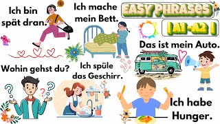 4 Hours of Everyday Phrases Enhance Your Daily Routine in German [upl. by Eelram]