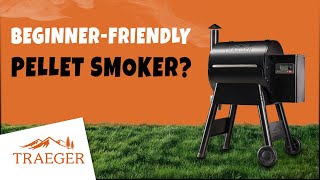 Traeger Pro 575 Pellet Smoker A Complete Setup and Review [upl. by Ridan]