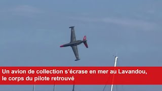 Un avion de collection s’écrase en mer au Lavandou le corps du pilote retrouvé [upl. by Aklim]