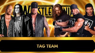 WWE 2K24 STING UNDERTAKER amp STEVE AUSTIN VS NWO [upl. by Eanom237]