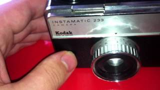 Kodak Instamatic 233 Camera [upl. by Ytisahc]