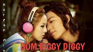 Korean mix  BOM DiGGY DIGGY  Lee min ho  Sandara  cass [upl. by Jerrilyn]