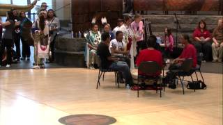 Lakota Pine Ridge Reservation Drum and Dance Performance [upl. by Paxon]