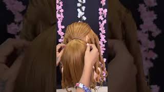 Easy bridal hair bun [upl. by Adnamahs]