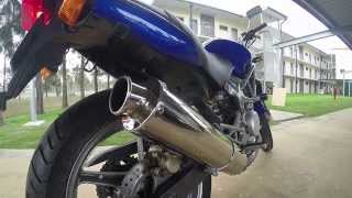 VTR250 Megacycle Exhaust without Baffle [upl. by Evreh]