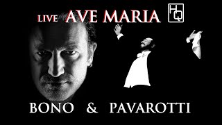 Bono amp Pavarotti  Live Ave Maria 2003 HQ Sound [upl. by Anitroc]