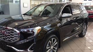 2018 GMC Terrain Denali Auto Park Sunroof Cooled Seats Black Oshawa ON Stock 180177 [upl. by Llerroj115]