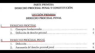 1B1era Ed Conceptos Generales del Derecho Procesal Penal Lado B [upl. by Finstad]