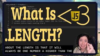 What is LENGTH String Property  JavaScript in LESSTHAN 3 Minutes  Beginner JavaScript Series [upl. by Tamara]