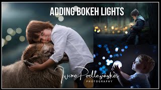 Adding bokeh to a photo Lightroom and Photoshop trick [upl. by Gruchot132]