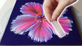 697 Incredible way to paint beautiful petals  Easy Painting ideas  Designer Gemma77 [upl. by Phyllys]