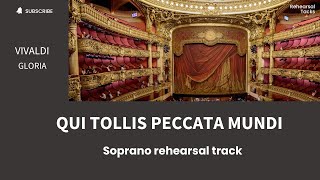 Gloria Vivaldi Qui tollis peccata mundi Soprano rehearsal track [upl. by Akinor584]