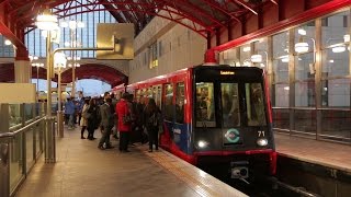 Docklands Light Railway at Canary Wharf [upl. by Deehahs]