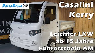 Casalini Kerry Mopedauto LKW ab 15 Jahren ohne Gerede [upl. by Eniortna]